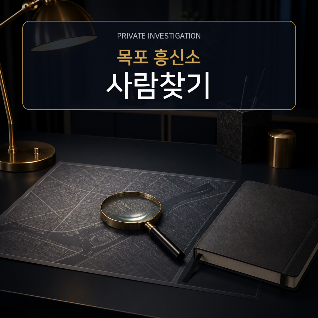 목포 사람찾기·소재파악 전문 흥신소