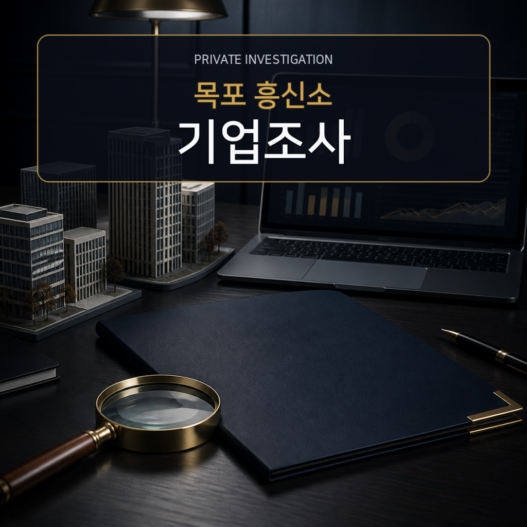 목포 기업·거래처 조사 전문 흥신소