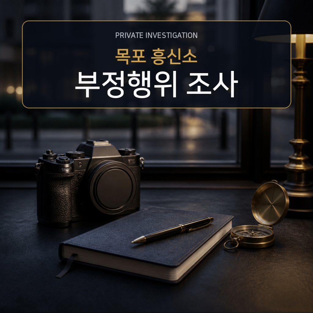 목포 부정행위 사실조사 전문 흥신소