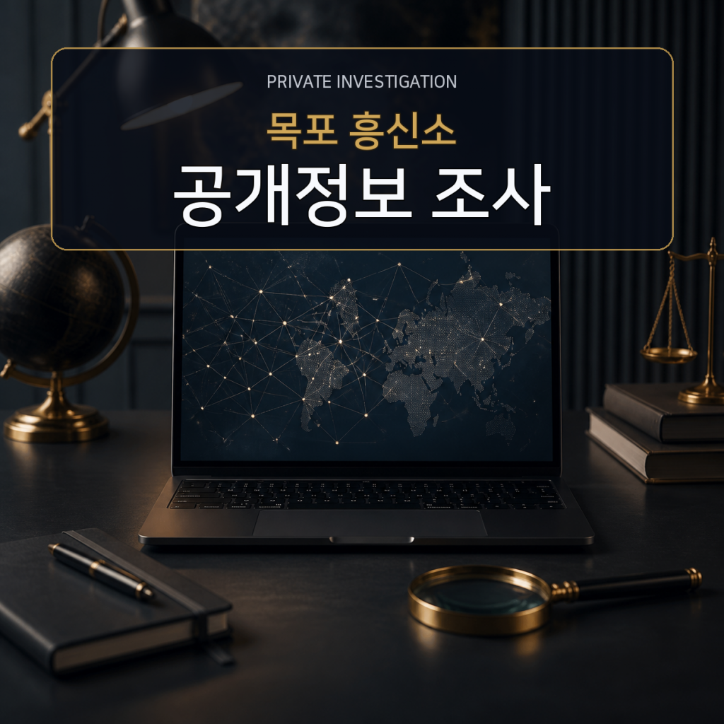 목포 디지털 공개정보 조사 전문 흥신소